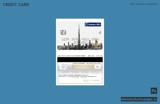 Beispielvorschau der Emirates NBD Bank in Dubai, VAE